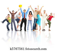 Happy people