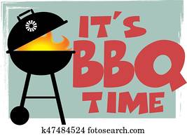 Retro BBQ symbol Retro BBQ symbol