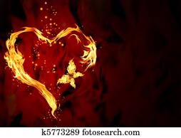 Burning heart Burning heart