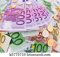 Euro Currency Collage Euro Currency Collage