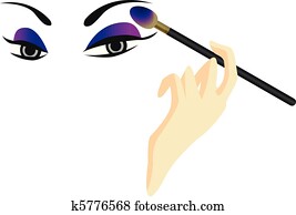Eyes Sketch with Make Up Eyes Sketch with Make Up