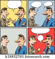 konversation, paneler