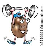 odchod do dôchodku, weighlifter