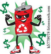 Recycle Can Character Recycle Can Character