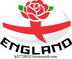 Rugby England rose flag ball Rugby England rose flag ball