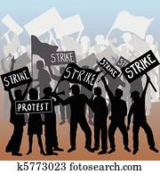 Workers strike and protest Workers strike and protest