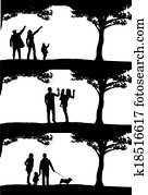 משפחה, צללית