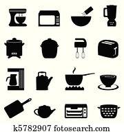 Kitchen utensils and items Kitchen utensils and items