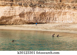 Tarrafal beach in Santiago island in Cape Verde - Cabo Verde