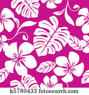 tropische, rosa, bikini, muster tropische, rosa, bikini, muster