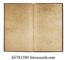 Vintage Booklet with Stained Pages