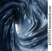 3d, fundo, de, caverna gelo