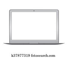 Apple Mac Book Air notebook computer mockup Apple Mac Book Air notebook computer mockup
