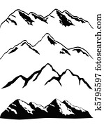 Mountain peaks Mountain peaks
