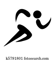 Running sign Running sign
