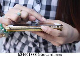 Using smart phone Using smart phone