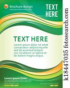 abstrakt, grüner hintergrund, design