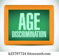 age discrimination board sign