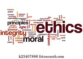Ethics word cloud Ethics word cloud