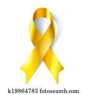 Gold ribbon Gold ribbon