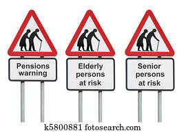 pensions, 以及, 退休, 警告