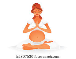 Pregnant doing yoga Pregnant doing yoga