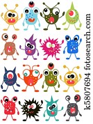 seamless, מפלצת, תבנית