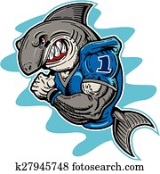 shark football player shark football player