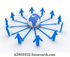 Social Network Concept