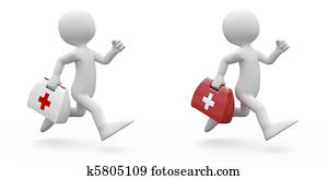 איש רץ, עם, מערכת כלים של עזרה ראשונה