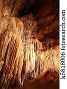 cave stalactites underground cavern magic light