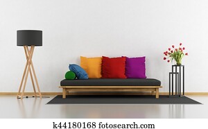 Colorful modern living room Colorful modern living room