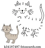 Numbers with cartoon animals Clipart | k9632131 | Fotosearch