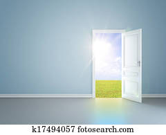 door in field door in field