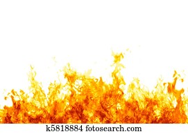 Flames on white Flames on white