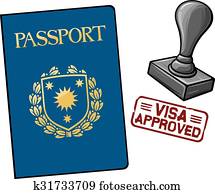 passport - visa approved