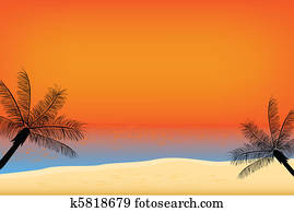 Tropical sunset