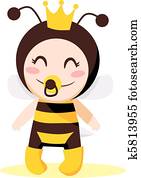 דבורה, תינוקת