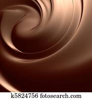 Astonishing chocolate swirl. Clean, detailed render. Backgrounds series. Astonishing chocolate swirl. Clean, detailed render. Backgrounds series.