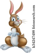 Cartoon Easter Bunny Rabbit Cartoon Easter Bunny Rabbit