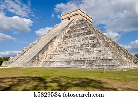 Chichen Itza Ancient Ruins in Mexico are a popular tourist destination