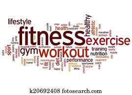 Fitness word cloud Fitness word cloud