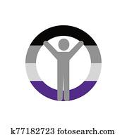 freigestellt, asexuell, geschlecht, avatar, mann, vektor, design freigestellt, asexuell, geschlecht, avatar, mann, vektor, design