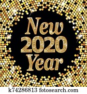 frohes neues jahr, 2020, vektor frohes neues jahr, 2020, vektor