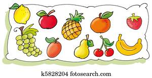 fruit shown fruit shown