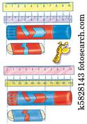 measure, ruler, glue, giraffe, math measure, ruler, glue, giraffe, math
