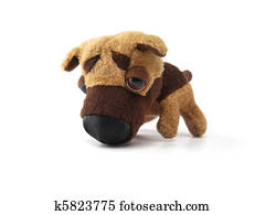 dog tearing up pillow