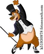 Tap dancer bear Tap dancer bear