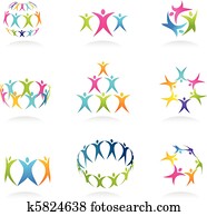 Teamwork icons