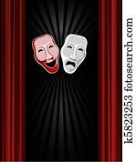 theatre comedy and tragedy masks theatre comedy and tragedy masks